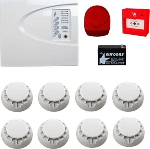 Teletek Yangın Alarm Sistemi Seti 8 Li - Image 1