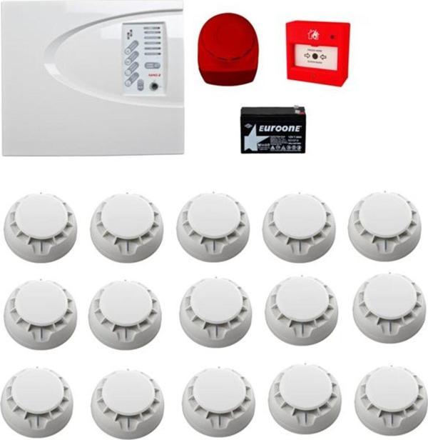 Teletek Yangın Alarm Sistemi Seti 15 Li - Image 1