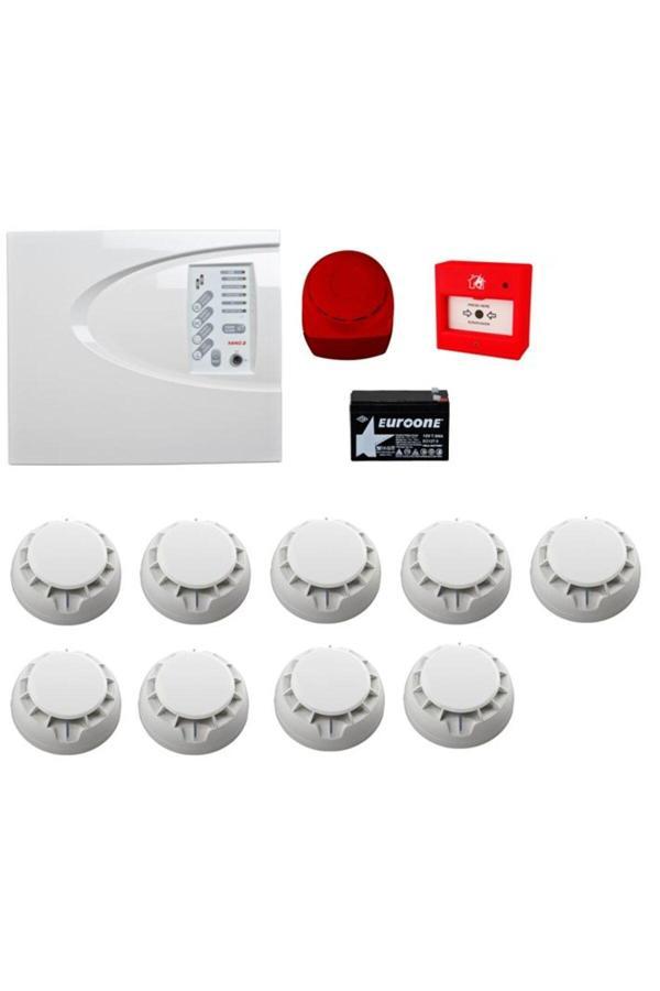 Teletek Yangın Alarm Sistemi Seti 9 Lu - Image 1