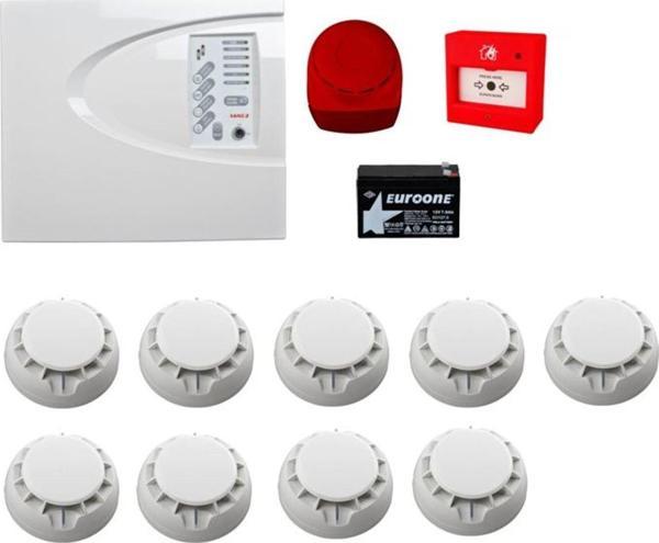 Teletek Yangın Alarm Sistemi Seti 9 Lu - Image 1