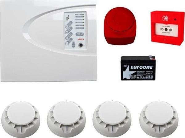 Teletek Yangın Alarm Sistemi Seti 4 Lü - Image 1