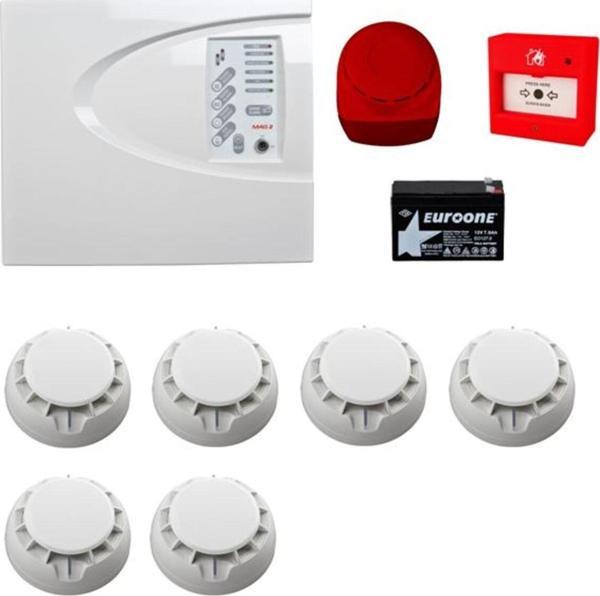 Teletek Yangın Alarm Sistemi Seti 6 Lı - Image 1