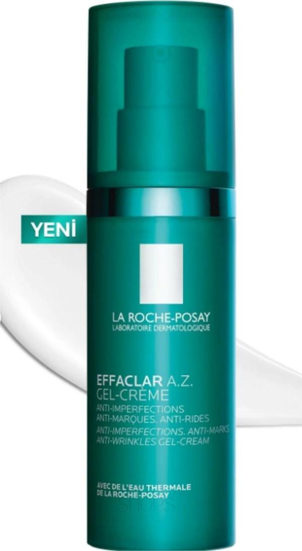 La Roche Posay Effaclar A.Z. %10 Azelaik Asit İçeren Sivilce & Sivilce İzi & Kırışıklık Karşıtı Jel Krem 40ml - Image 1