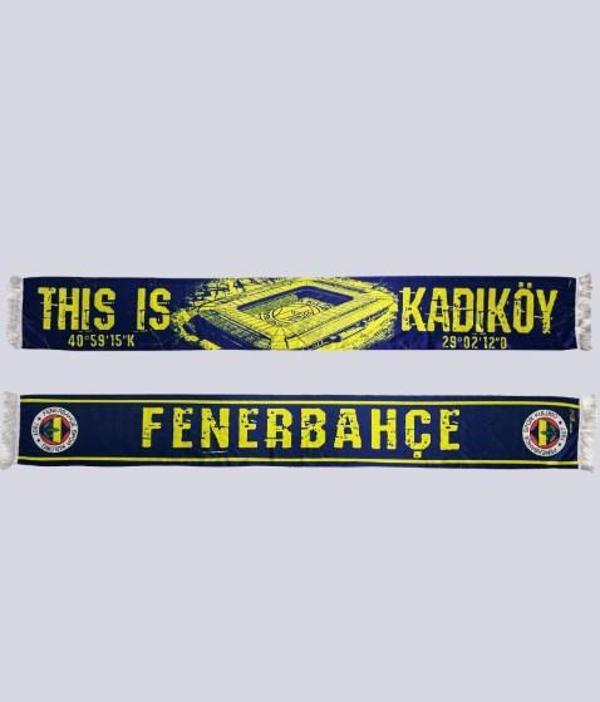 Fenerbahçe Orijinal Lisanslı Unisex This is Kadıköy Atkı - Image 1