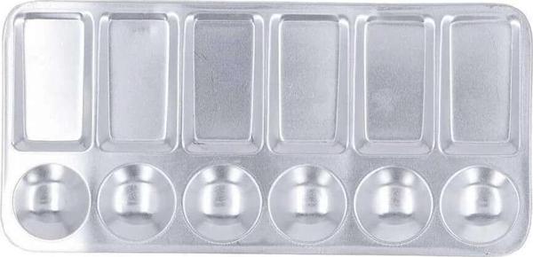 Supertrend Alüminyum Metal Palet Dikdörtgen 11x23 cm. - Image 1