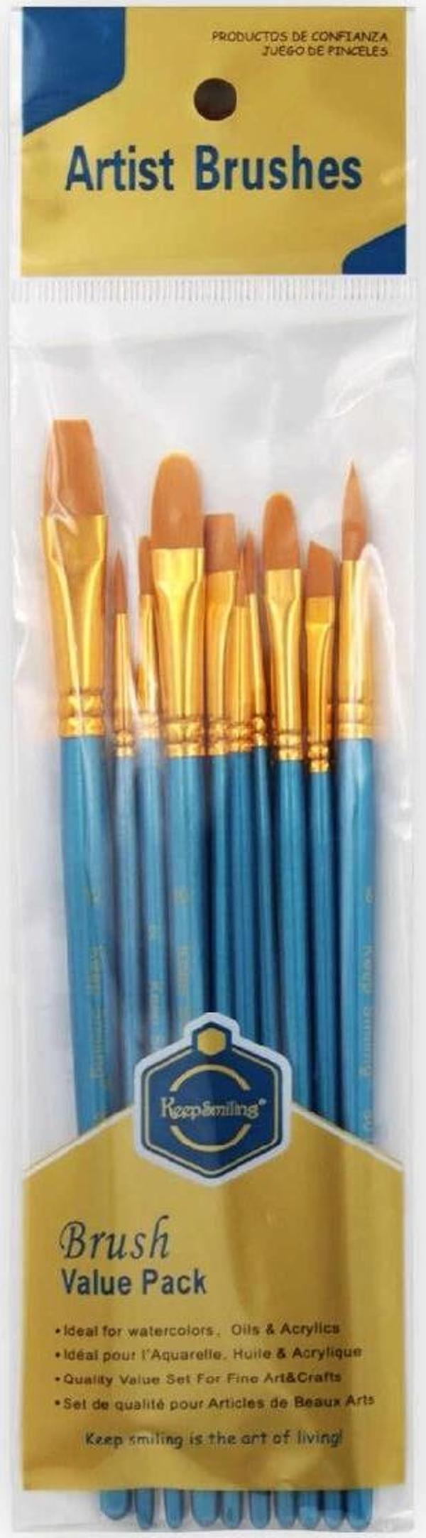 Supertrend Sentetik Karma Fırça Seti 10’lu - Image 1