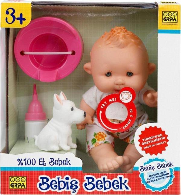Berattoys Altını Islatan Türkçe Sesli Bebiş Et Bebek 25 Cm - Image 1