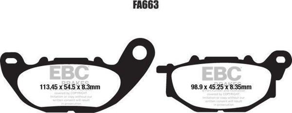 EBC FA663 Fren Balata - Image 1