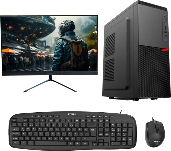 RotamPC-Rt0209 İ5 12.Nesil 12400 8Gb Ddr4 Ram 256Gb Ssd "21.5 Masaüstü Bilgisayar - Image 1