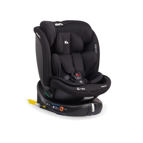 Grovy Fix i-Size 40-150 cm (0-36 kg) Oto Koltuğu Siyah - Image 1