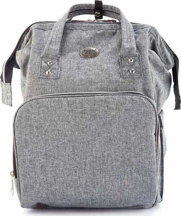 Tommybaby Lucca Anne Bebek Bakım Sırt Çantası-Ultra Hafif Keten Kumaş - Image 1