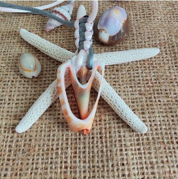 Deniz Kabuğu Kolye - 12445 - Image 1