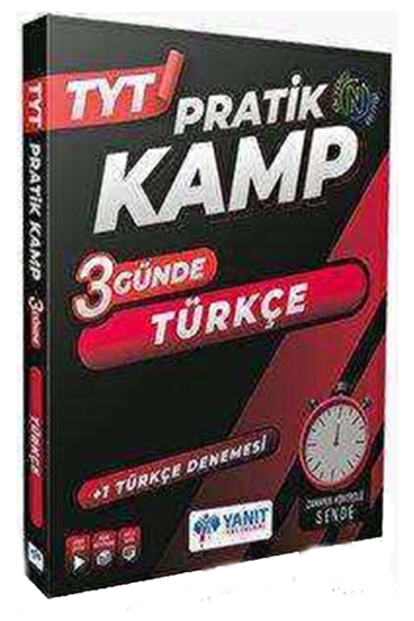TYT 3 Günde Türkçe Pratik Kamp Yanıt Yayınları - Yanıt Yayınları - Image 1