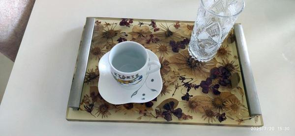 DOĞAL EPOKSİ TEPSİ - 12403 - Image 1