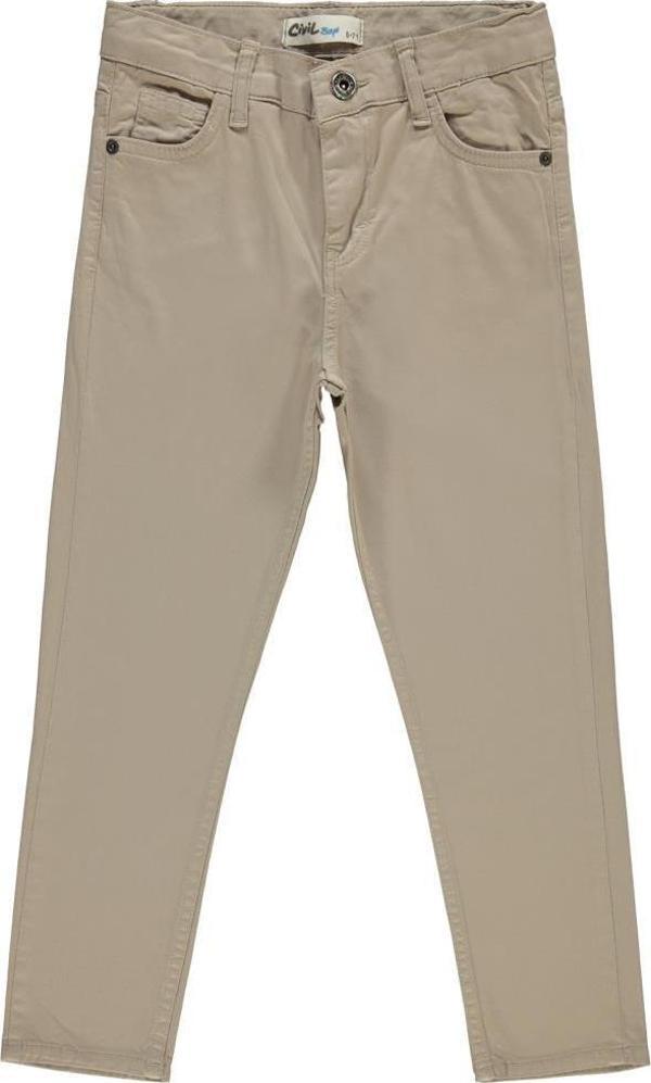 Civil Boys Basic 5 Cep 6-9 Yaş Pantolon - Bej6-7 Yaş - Image 1