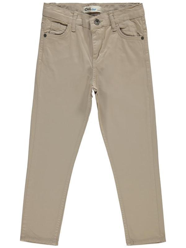 Civil Boys Basic 5 Cep 6-9 Yaş Pantolon - Bej8-9 Yaş - Image 1