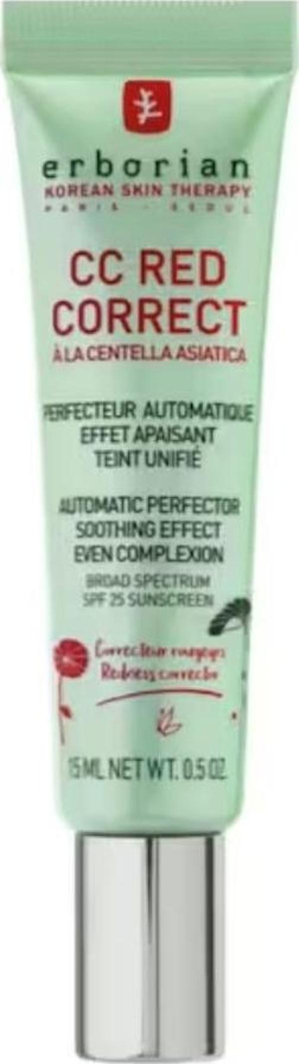 Erborian CC Red Correct - Kızarıklık Dengeleyici CC Krem 15 ml  - Image 1