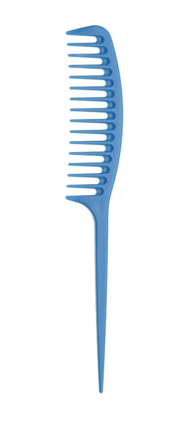 Janeke Fashion Comb Mavi Saplı Şekillendirici Saç Tarağı - Image 1