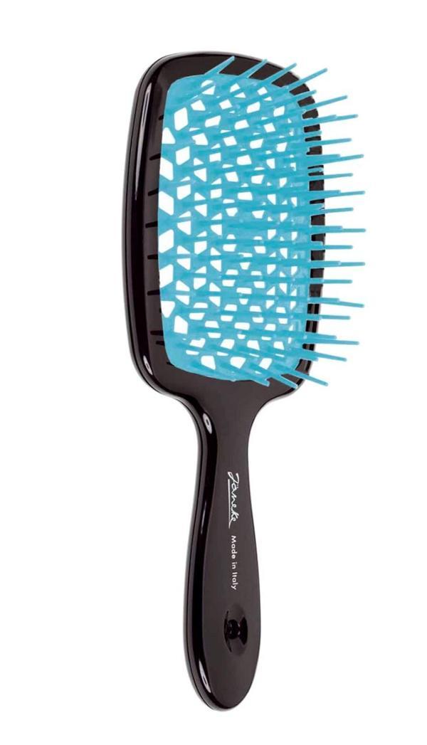 Janeke Superbrush Siyah Mavi Fırça - Image 1