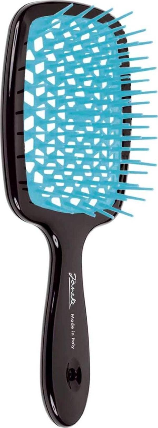 Janeke Superbrush Siyah Mavi Fırça - Image 1