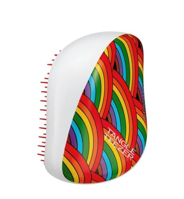 Tangle Teezer Compact Styler Rainbow Galore Saç Fırçası - Image 1