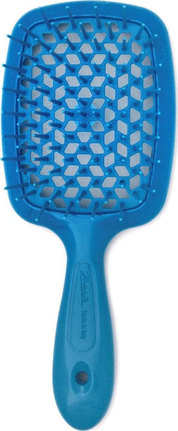 Janeke Superbrush Mavi Neon Saç Fırçası - Image 1