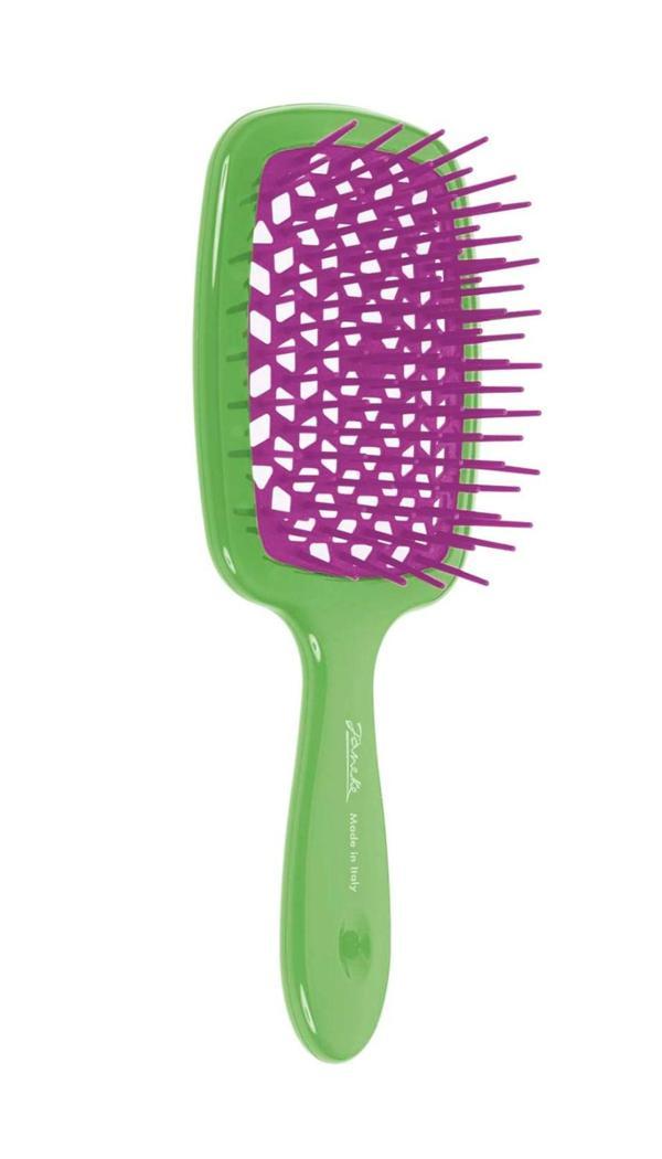 Janeke Superbrush Yeşil Pembe Fırça - Image 1