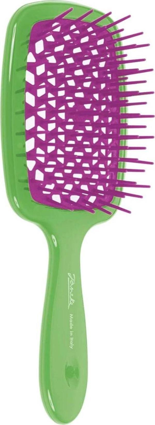 Janeke Superbrush Yeşil Pembe Fırça - Image 1