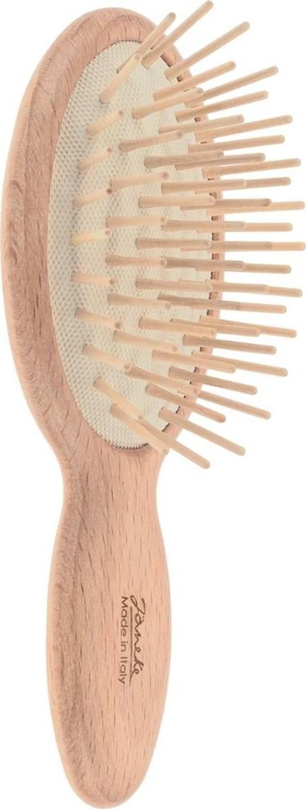  Janeke Beech Oval Air Cushioned Ahşap Çanta Boyu Hava Yastıklı Saç Fırçası - Image 1