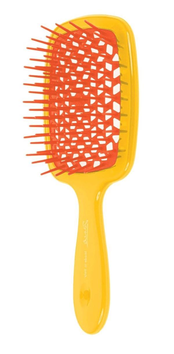 Janeke Superbrush Sarı Turuncu Saç Fırçası - Image 1