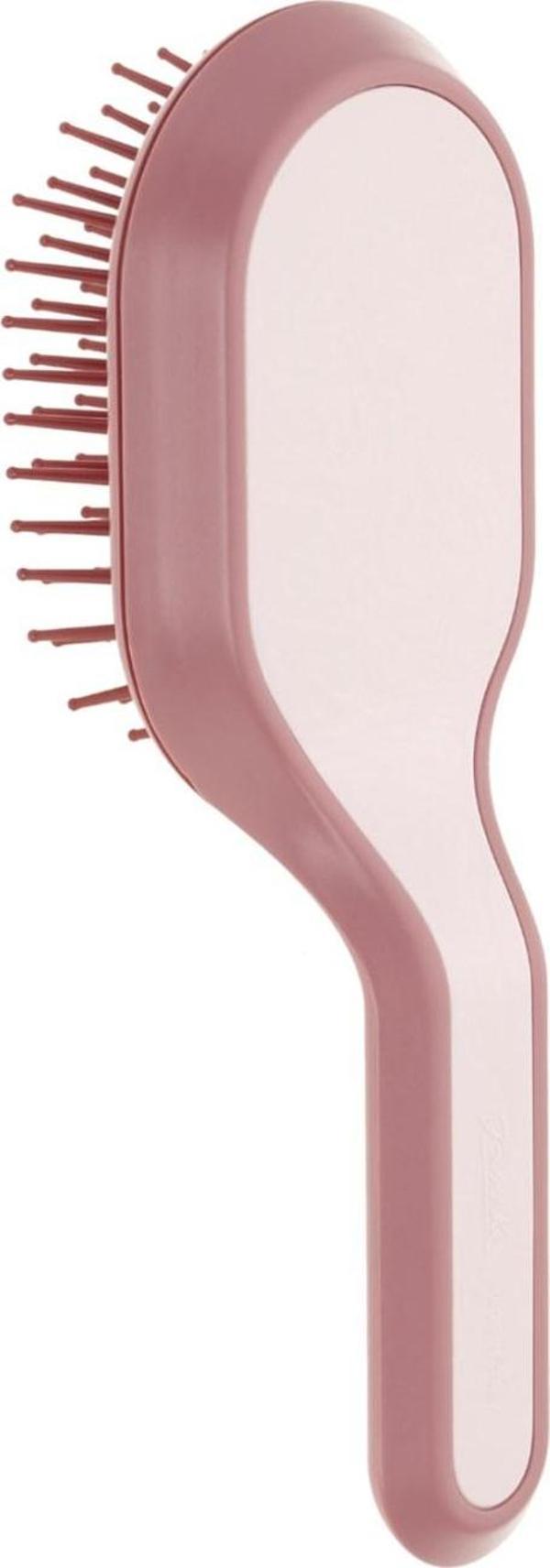 Janeke Curvy Bag Brush Pink Color Saç Fırçası - Image 1