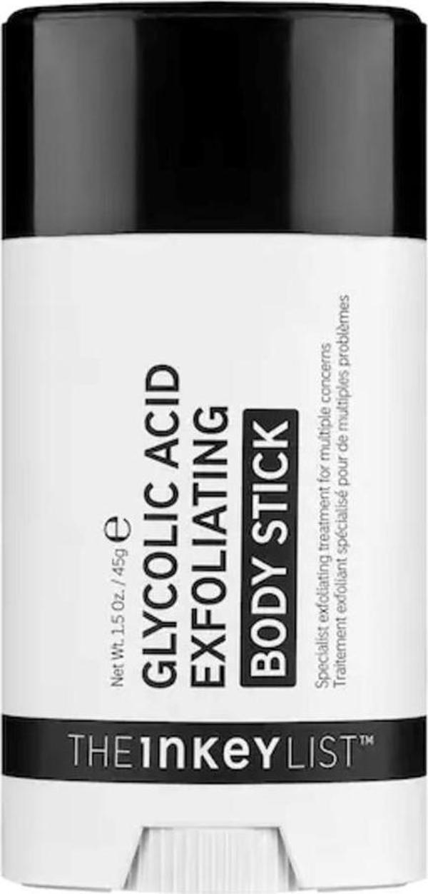 THE INKEY LIST Glycolic Acid Exfoliating Body Stick - Peeling Etkili Vücut Çubuğu 45g - Image 1