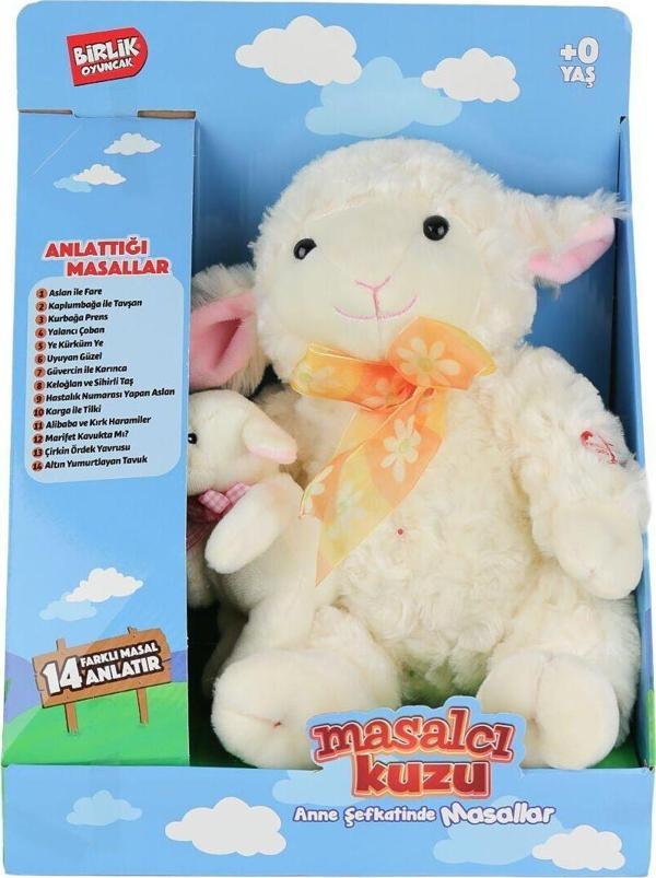 M-1117526-12 Türkçe Yavrulu Masal Anlatan Kuzu -Birliktoys Kız Erkek Çocuk Oyuncak Eğitici Oyuncakla - Image 1