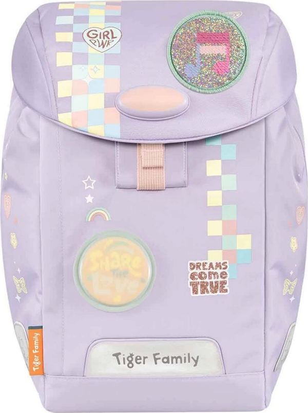 Işıklı Mor Okul Çantası Kız Erkek Çocuk Oyuncak Eğitici Oyuncaklar - Image 1