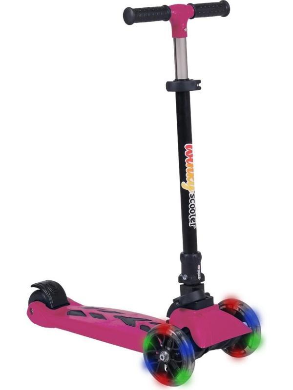 LSC5-I LEDDY 2+ SCOOTER IŞIKLI PEMBE 50KG Kız Erkek Çocuk Oyuncak Eğitici Oyuncaklar - Image 1