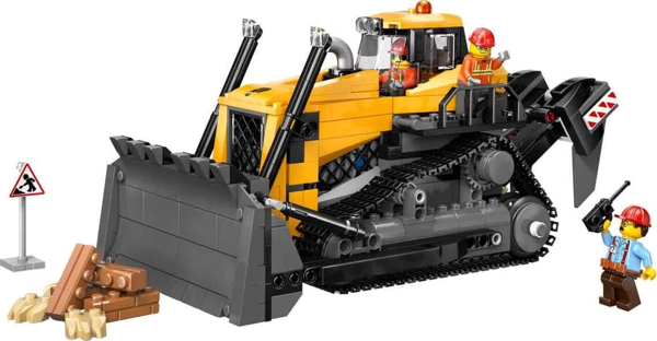 LEGO City Sarı Buldozer 60466 Kız Erkek Çocuk Oyuncak Eğitici Oyuncaklar - Image 1