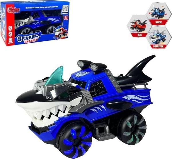 ZR171 IŞIKLI MÜZİKLİ HAREKETLİ KÖPEKBALIĞI ARABA Kız Erkek Çocuk Oyuncak Eğitici Oyuncaklar - Image 1