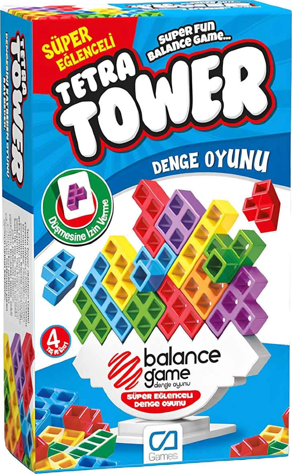 Tetra Tower Denge Kutu Oyunu Kız Erkek Çocuk Oyuncak Eğitici Oyuncaklar - Image 1