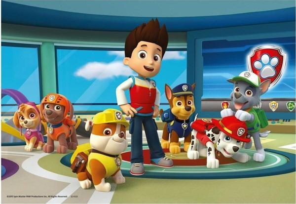 90853 Paw Patrol 2x24 parça Ravensburger Puzzle Kız Erkek Çocuk Oyuncak Eğitici Oyuncaklar - Image 1