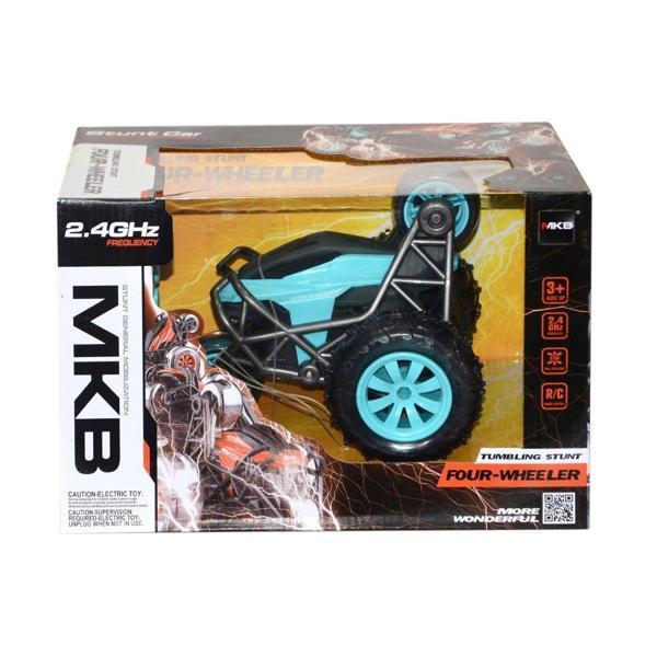 MKB-5588-617 Kumandalı Şarjlı Four Wheeler Stunt Car Kız Erkek Çocuk Oyuncak Eğitici Oyuncaklar - Image 1