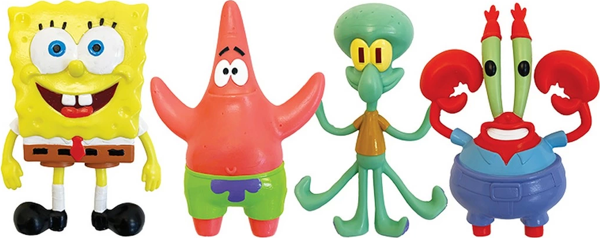 SpongeBob Aksiyon Figür Kız Erkek Çocuk Oyuncak Eğitici Oyuncaklar - Image 1