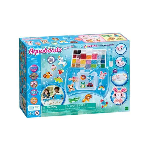 35087 AquaBeads Çantalı Başlangıç Stüdyosu 900 parça +4 yaş Kız Erkek Çocuk Oyuncak Eğitici Oyuncakl - Image 1