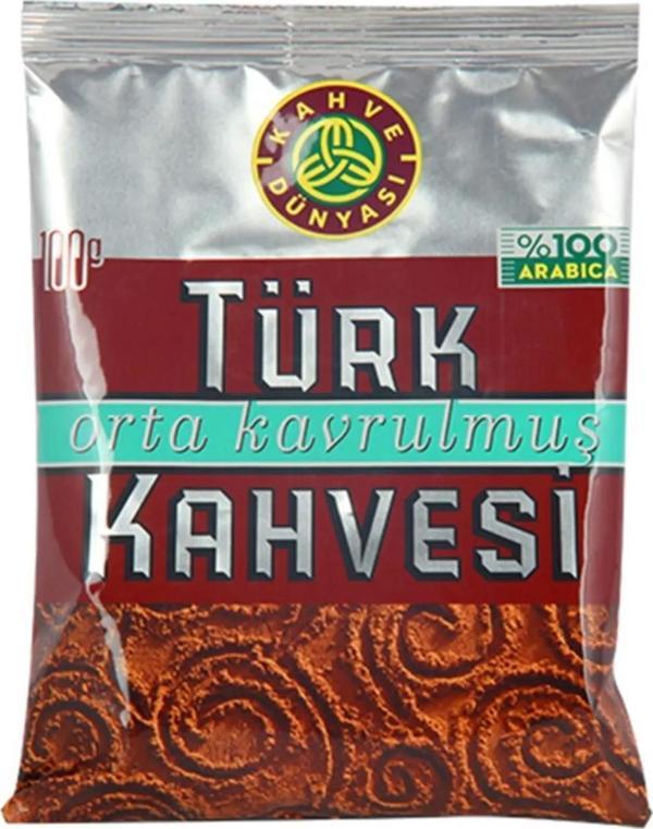 Kahve Dünyası Orta Kavrulmuş Türk Kahvesi 100 gr - Image 1