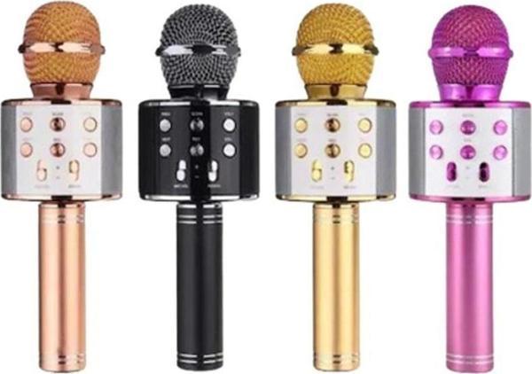 Torima WS-858 Ses Değiştirmeli Karaoke Mikrofon - 1adet Fiyatıdır Kız Erkek Çocuk Oyuncak Eğitici Oy - Image 1
