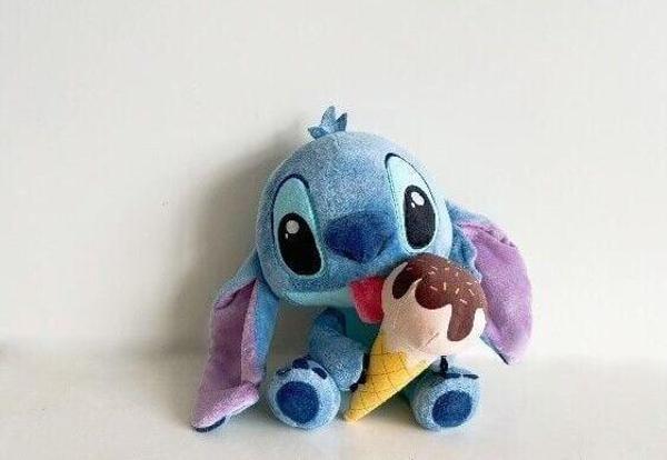 0564 SUN-LFN-PELUŞ STITCH ICE CREAM 25cm STCH Kız Erkek Çocuk Oyuncak Eğitici Oyuncaklar - Image 1