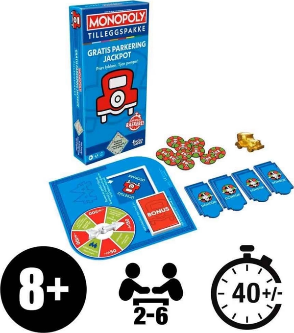 Monopoly Ücretsiz Otopark İkramiyesi Paketi Kız Erkek Çocuk Oyuncak Eğitici Oyuncaklar - Image 1