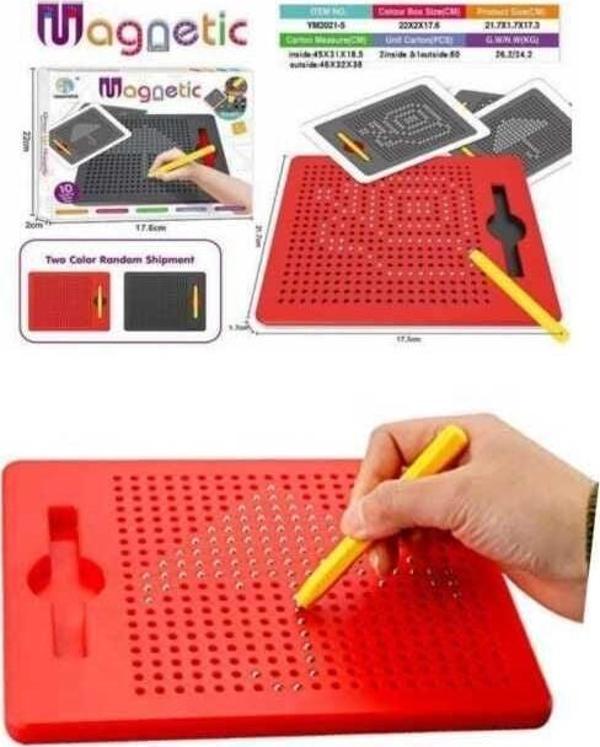 YM2021-5 380 METAL TOPLU ÖRNEK KARTLI MAGNETİC BOARD K.Ç Kız Erkek Çocuk Oyuncak Eğitici Oyuncaklar - Image 1