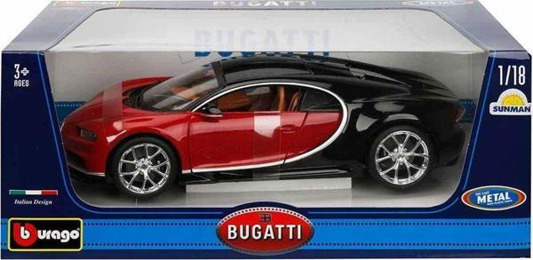 1011040 1:18 Bugatti Chiron Model Mavi Araba Kız Erkek Çocuk Oyuncak Eğitici Oyuncaklar - Image 1