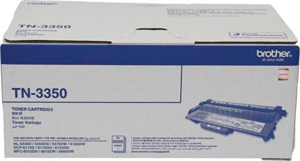 Brother Tn-3350 8.000 Sayfa Kapasiteli Black Siyah Toner Hl-5440-5450 Dcp-8110-8155 Mfc-8510-8910 - Image 1