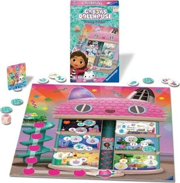248100 Ravensburger - Gabbys Dollhouse - Seyahat Boy Kutu Oyunu Kız Erkek Çocuk Oyuncak Eğitici Oyun - Image 1